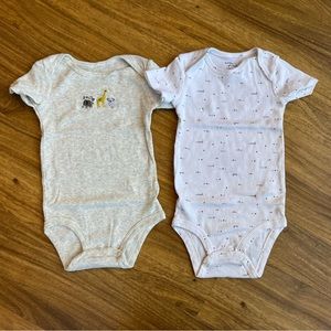 4 for $10 🌈 Carter’s Little Planet Organic Short Sleeve Bodysuits - 2 Pack